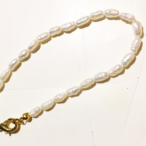 Freshwater Pearl Bracelet w 14K clasp, NEW - Picture 4 of 5
